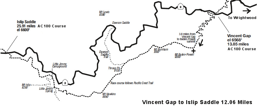 Mt. Baden-Powel trail map